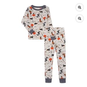 Way To Celebrate Unisex Halloween Dog 2 PC Sleep Pajama Set Size 10 NWT